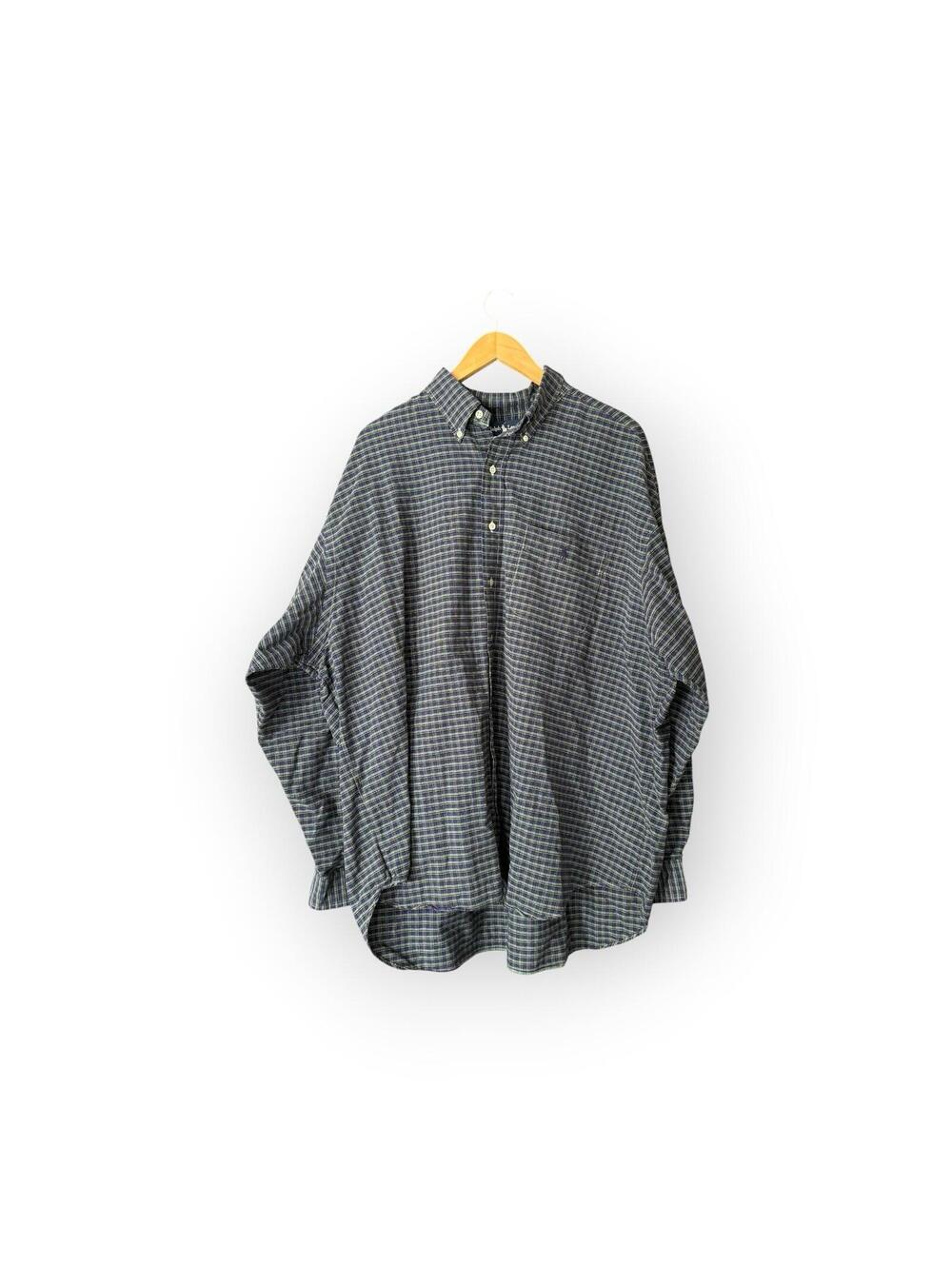 Ralph Lauren Big Shirt Plaid Button Down XXL Men’s